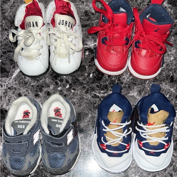 Jordan Other - New balance & Jordans 140$! They’re all size 4C! Willing to make a deal!